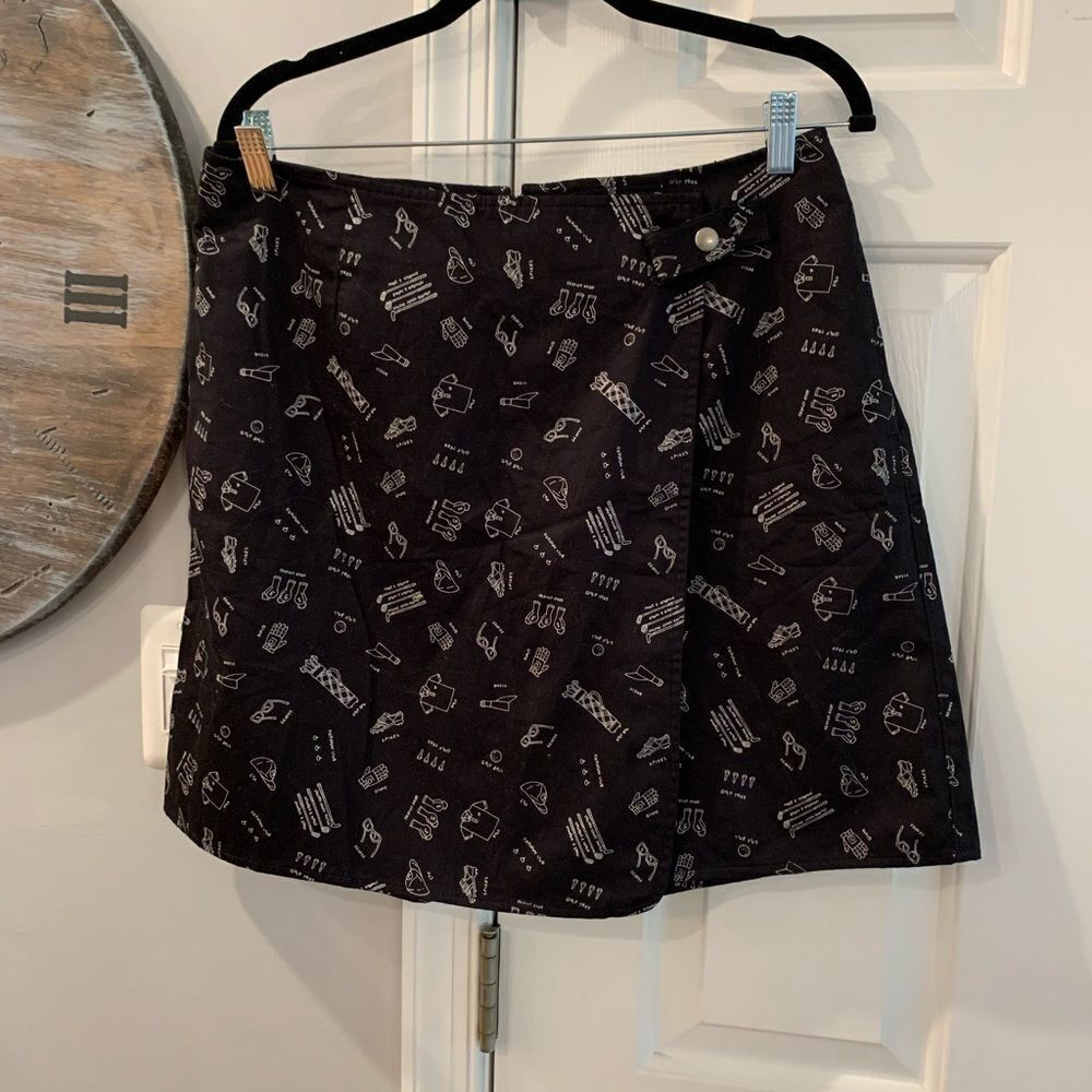Liz Claiborne Golf Theme Print Skort sz 14